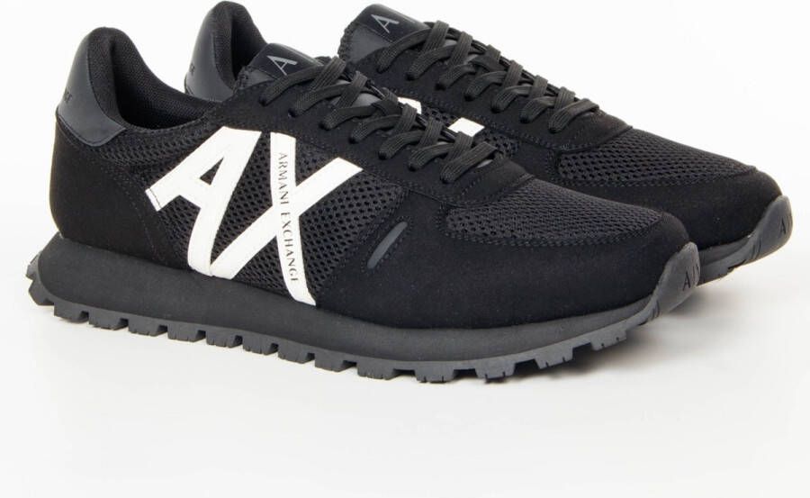 Armani Exchange Nieuwe Sneakers Schoenen Black Heren