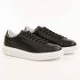 Armani Exchange Blauwe Leren Sportieve Sneakers met Rubberen Zool Blue Heren - Thumbnail 4