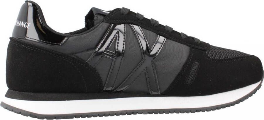 Armani Exchange Zwarte Sneakers voor Vrouwen Black Dames