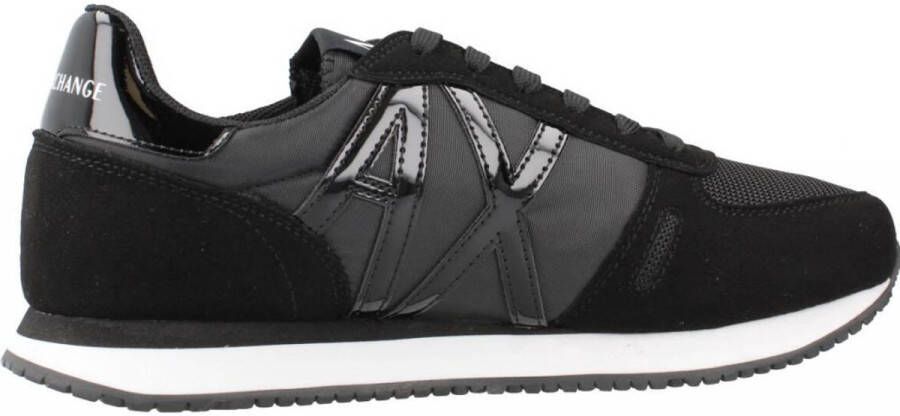 Armani Exchange Zwarte Sneakers voor Vrouwen Black Dames