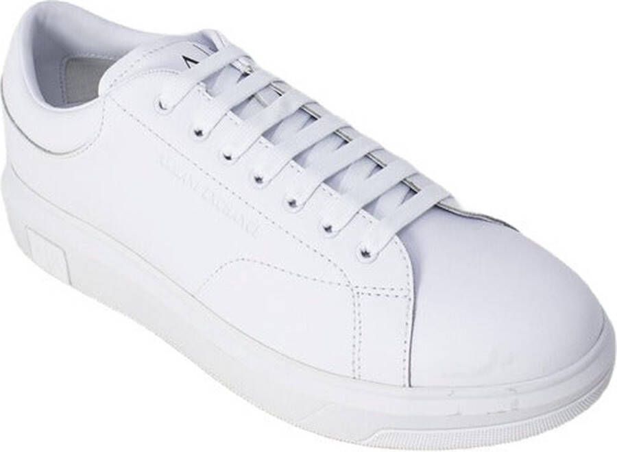 Ar i Exchange Witte leren lage sneakers met logo detail White - Foto 1