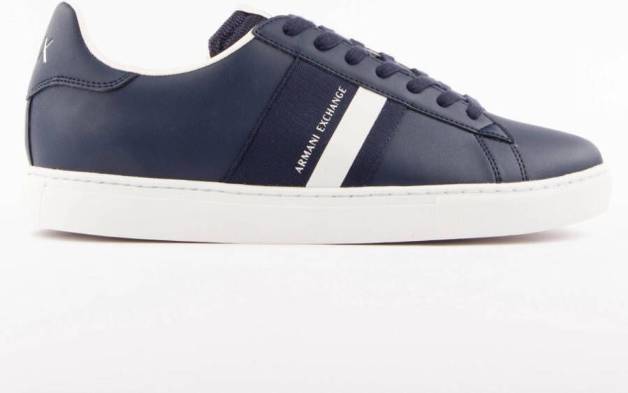 Armani Exchange Patch Logo Sneakers Blue Heren