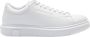 Armani Exchange Witte Leren Sneakers Lente Zomer Collectie White Heren - Thumbnail 4