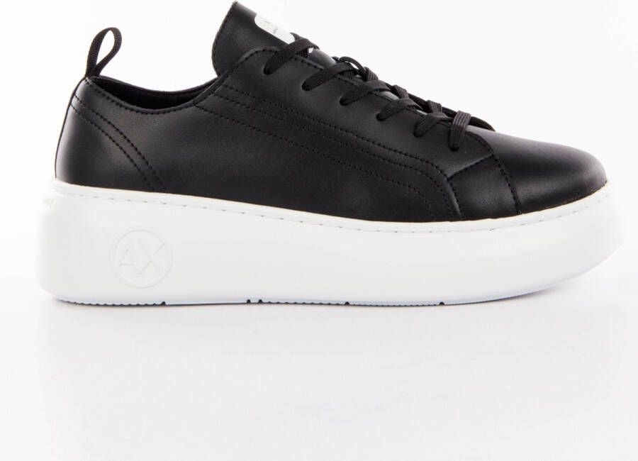 Armani Exchange Zwarte Sneakers met Flatform Zool Black Dames