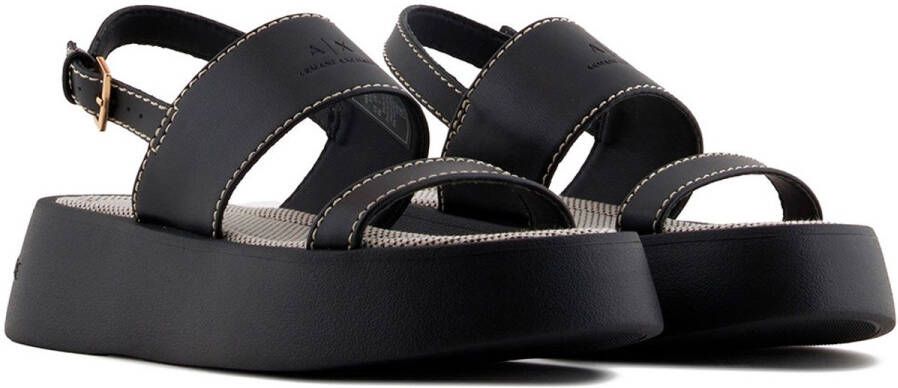 Armani Exchange Xdp054_xv921 Sandalen Zwart Vrouw