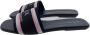 Armani Exchange XDP056 slipper2 zwart combi - Thumbnail 1