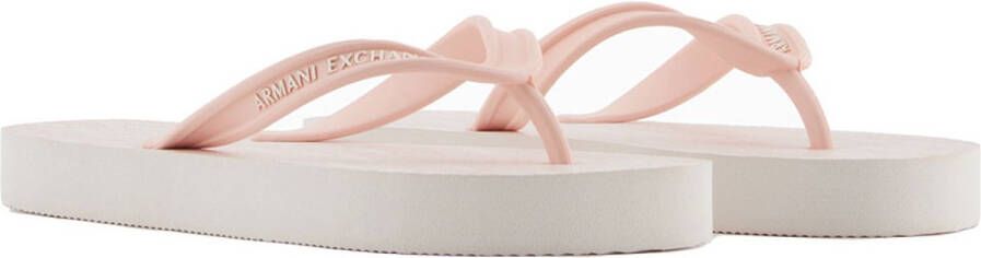Armani Exchange Xdq010_xv700 Slippers Wit Vrouw