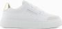Armani Exchange Witte Sneakers met reliëflogo White Dames - Thumbnail 1