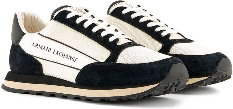 Armani Exchange Sneakers met labelprint model 'ENGLISH'