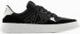 Armani Exchange Zwarte Sneakers met Suede Inzetstukken Black Heren - Thumbnail 1