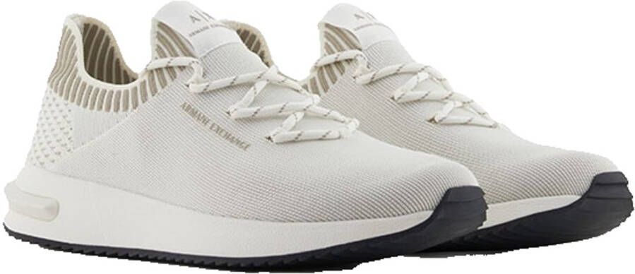Armani Exchange Sneakers met labelprint model 'ENGLISH'