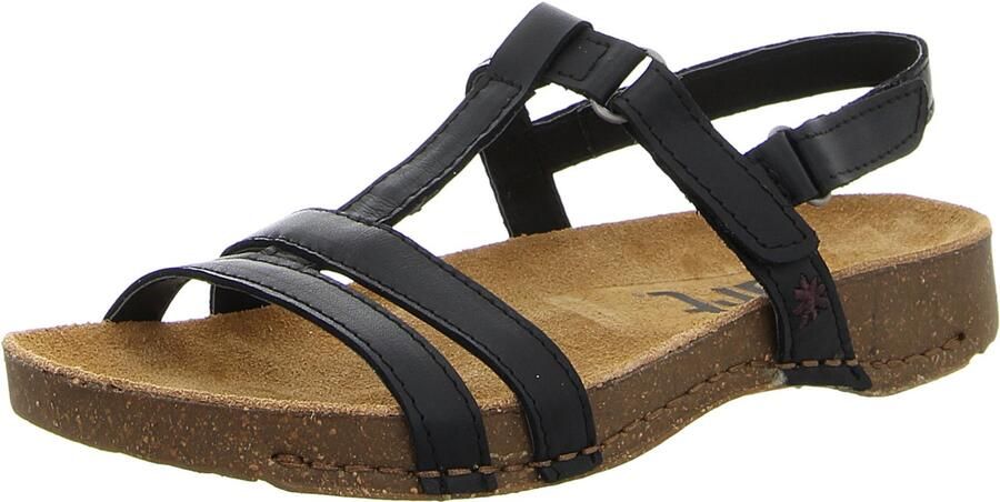 Art 0946 BLACK NAPPA dames sandalen zw