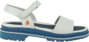 Art sporty-pop crystal sneaker white blue