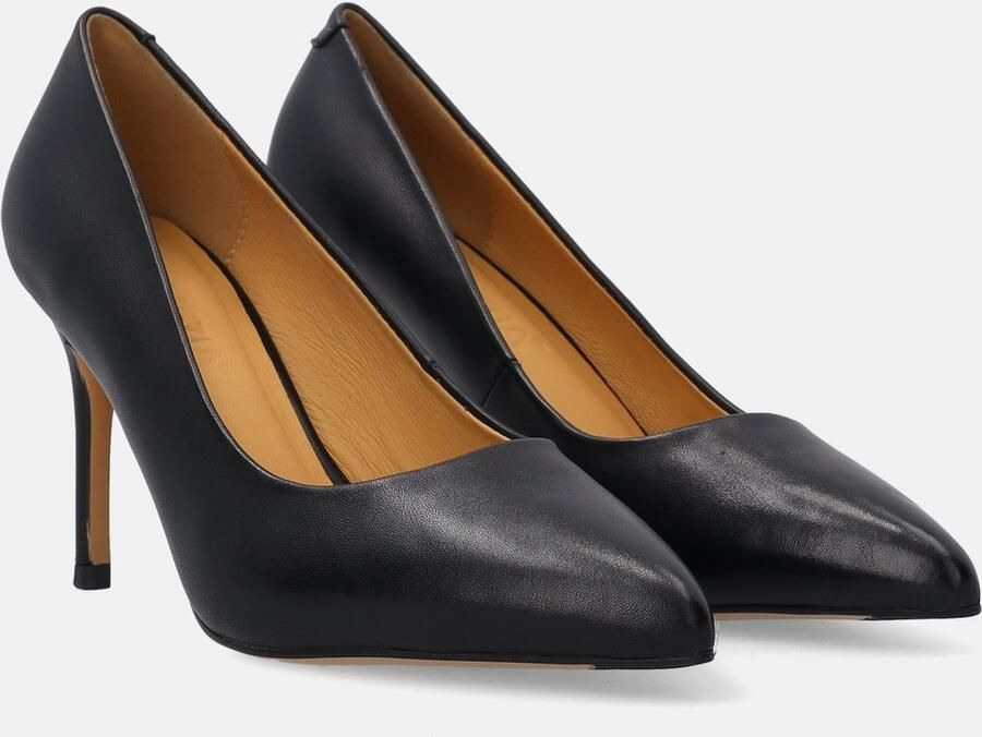 Venezia Pumps van echt leer Zwart Naaldhak