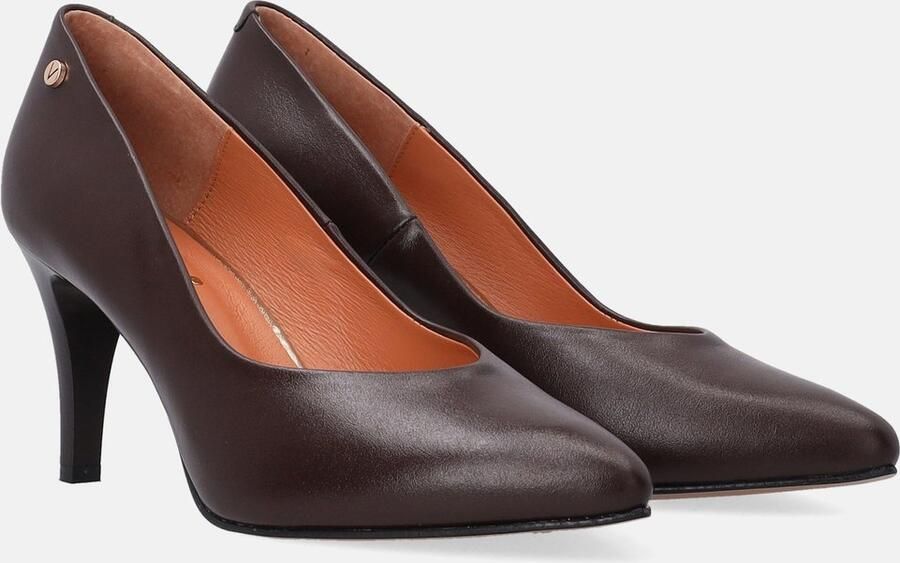 Venezia Klassieke pumps Bruin Leer Hakhoogte
