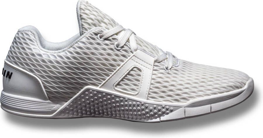 Artin Athletics Mesh Trainer 2 Fitness Schoenen Sportschoenen Platte zool Heren Trainingsschoenen Gymschoenen Crossfit Bodybuilding Wit - Foto 2