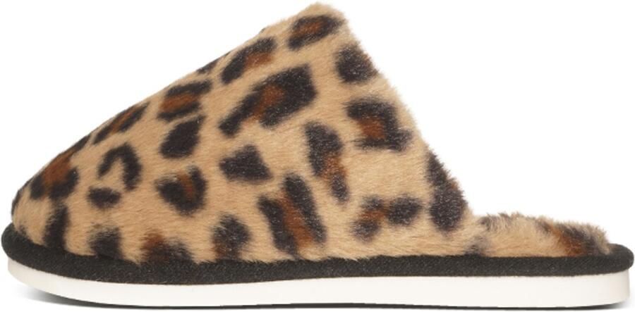 Arvida Pantoffels-Luipaardprint-Winterpantoffels- spantoffels-Pantoffels met luipaardprint-Antislip pantoffels voor thuis - Foto 3