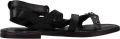 Airstep A.S.98 Platte sandalen B94002 - Zwart