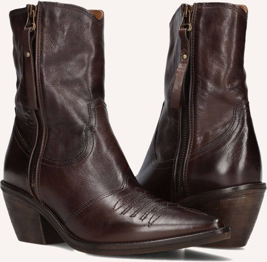 A.S.98 Enkellaarsjes Dames B84205 Maat: 37 Materiaal: Leer Kleur: Bruin - Foto 3