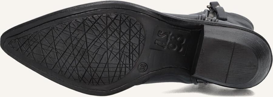 A.S.98 Enkellaarsjes Dames B84205 Maat: 42 Materiaal: Leer Kleur: Zwart - Foto 2