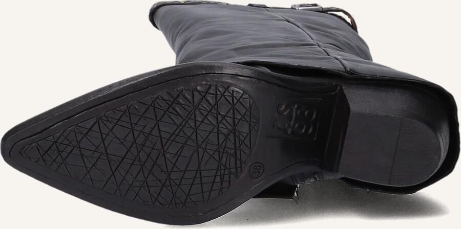 A.S.98 Hoge Laarzen Dames B84301 Maat: 41 Materiaal: Leer Kleur: Zwart - Foto 2