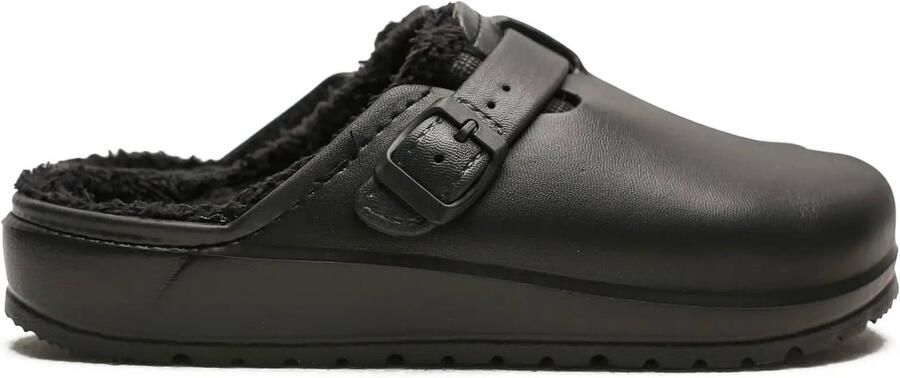 Asgard Warme Dames Pantoffels Pluche Gevoerd & Superzacht Antislip Winter Slippers voor Binnen & Buiten Anti-slip Zool Kleur Zwart