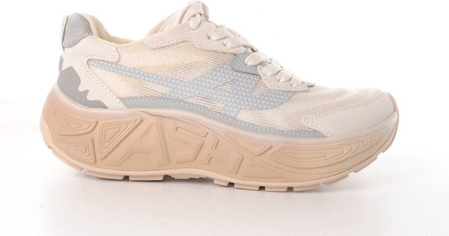 ASH Italia dames sneaker Eagle suède en mesh beige