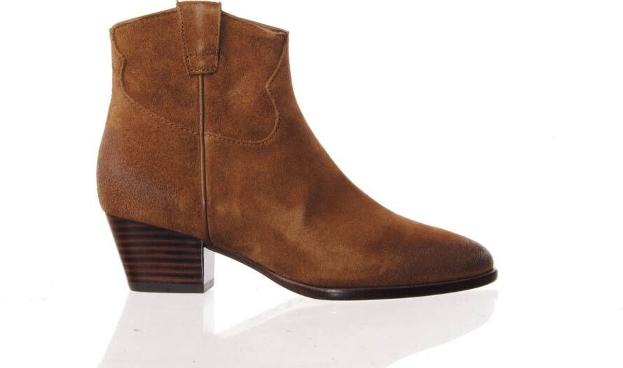 ASH Italia dames suede cowboylaars bruin