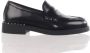 Ash Zwarte platte schoenen met Rockstud-versiering Black Dames - Thumbnail 2