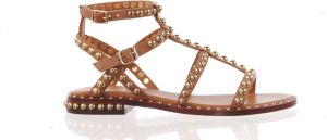 ASH Italia romeinse damessandaal studs naturel
