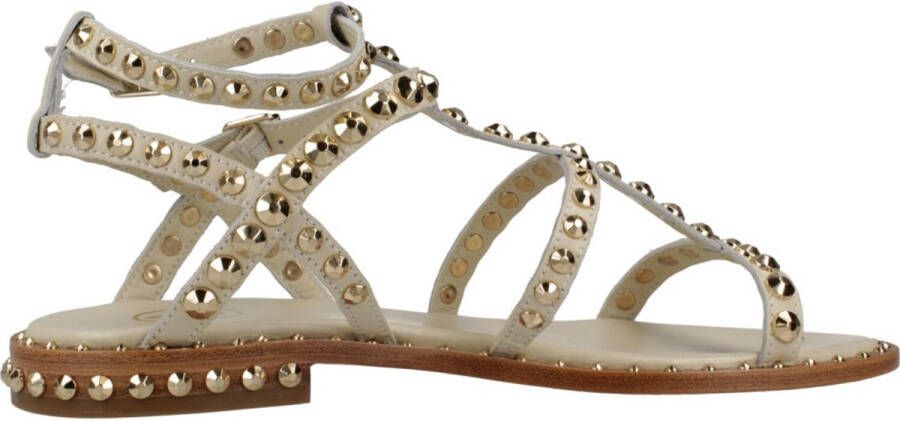 Ash Witte enkelband sandalen White Dames