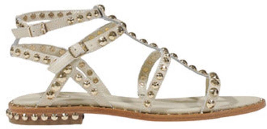 Ash Witte enkelband sandalen White Dames