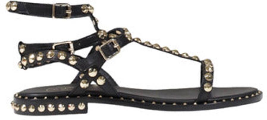 Ash Zwarte Studded Cage Sandalen Black Dames
