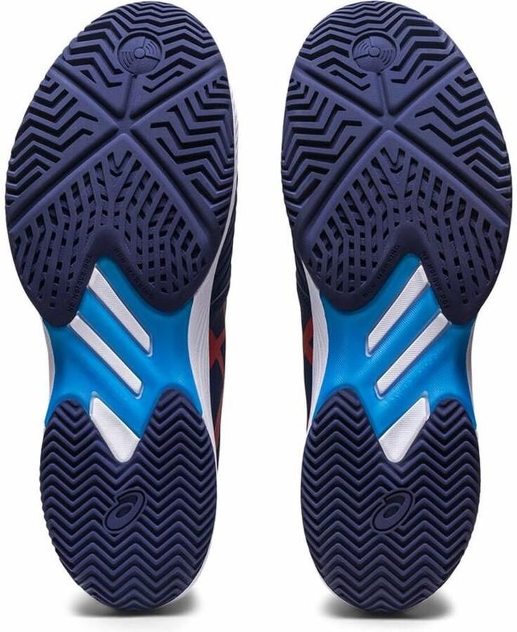 ASICS Tennisschoen Padelschoen Solution Swift FF Clay Heren Blauw Rood - Foto 3