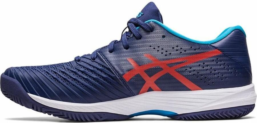 ASICS Tennisschoen Padelschoen Solution Swift FF Clay Heren Blauw Rood - Foto 7