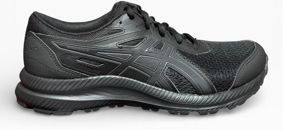 ASICS Contend 8 Sportschoenen Mannen Zwart