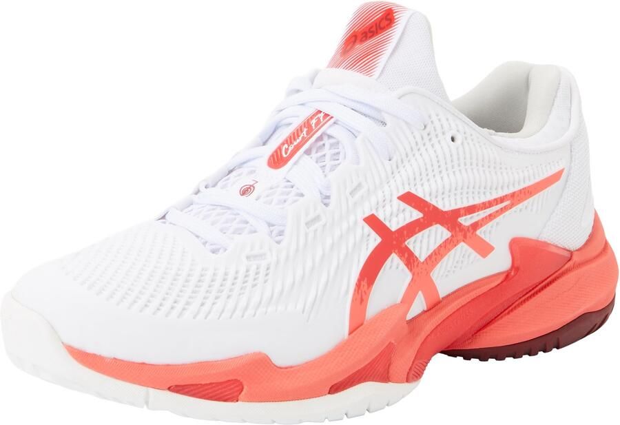 ASICS Court FF 3 Novak Tennisschoenen Wit Rood