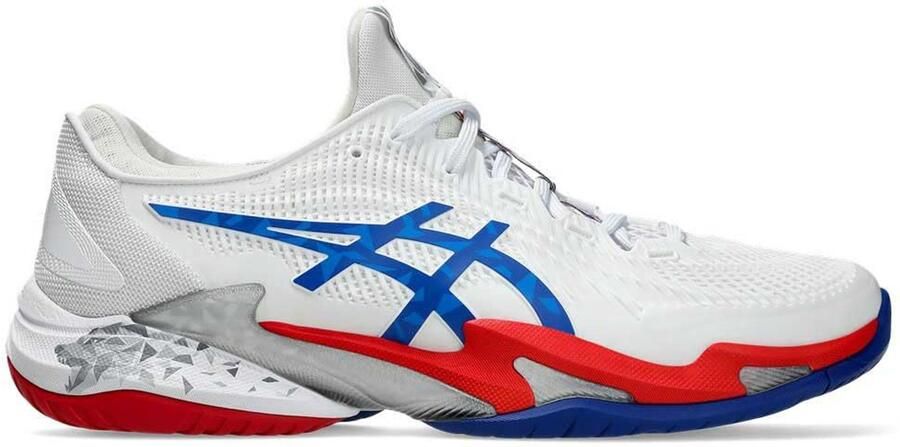 ASICS COURT FF 3 NOWAK Tennisschoen Wit Rood Blauw