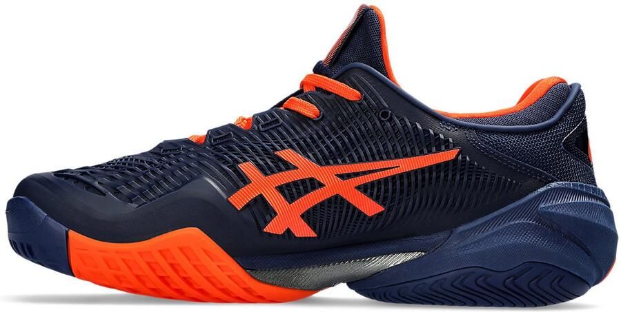 ASICS Court FF 3 Tennisschoenen Blue Expanse Koi Blauw Oranje Court Tennis Heren