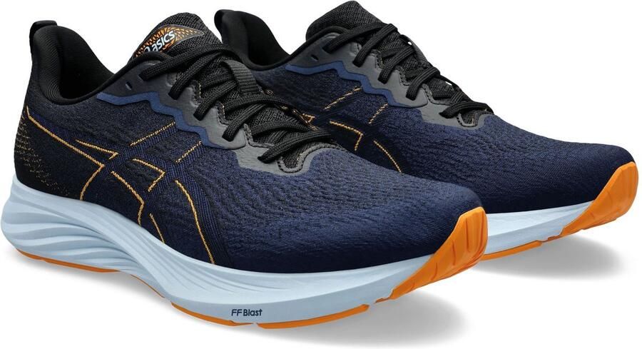 ASICS Dynablast 4 Blauw Oranje Hardloopschoenen Heren