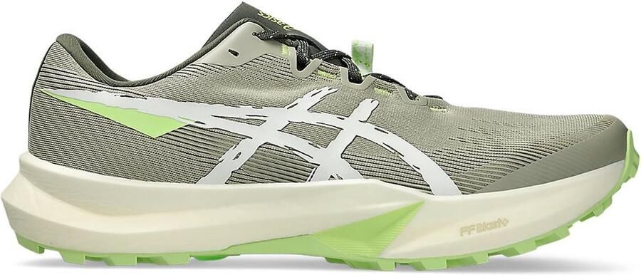 ASICS Fuji Lite 6 Trail Hardloopschoen Khaki Cream