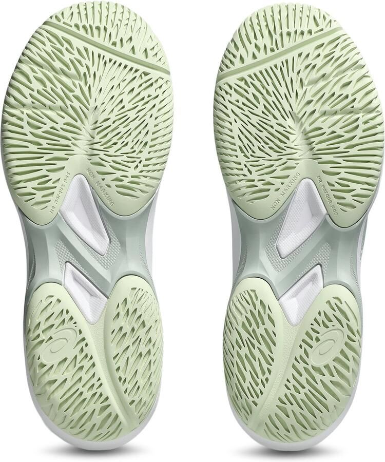 ASICS Game FF Tennisschoenen Lichen Rock White Grijs Wit Game Tennis Dames Tennisschoenen voor Vrouwen