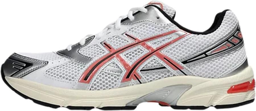 ASICS GEL-1130 White Desert Red Unisex Sneakers Retro Running Schoenen met GEL Demping