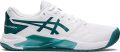ASICS Gel-Challenger 13 Heren Sportschoenen Tennis Smashcourt White Green - Wit
