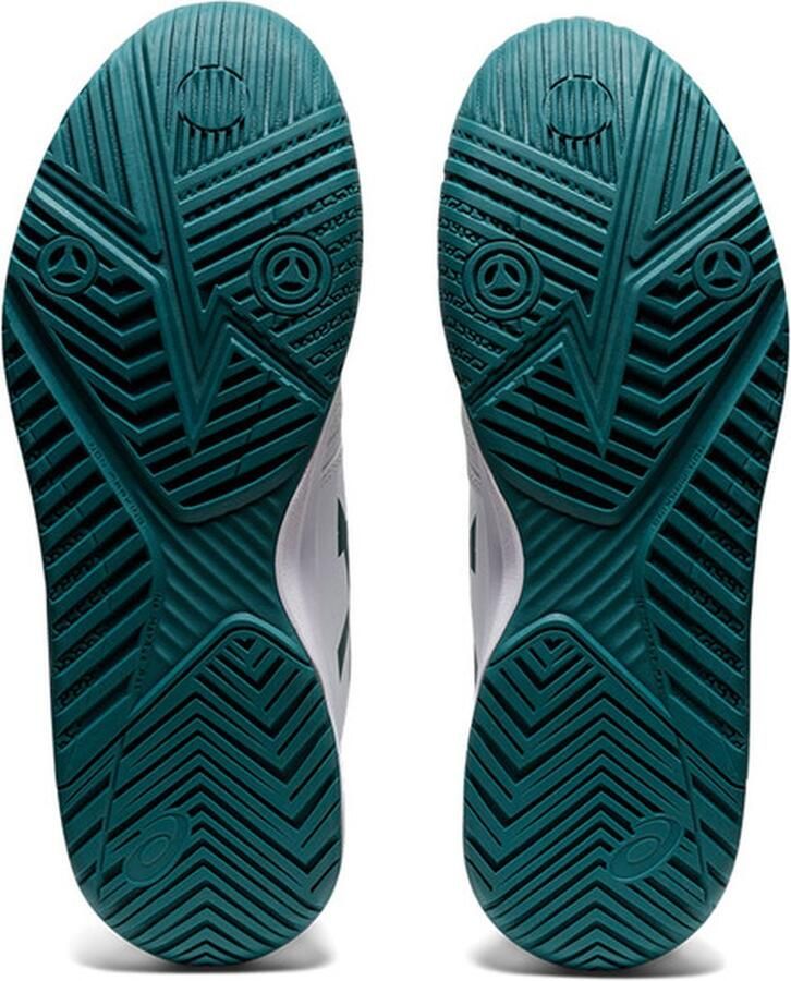 ASICS Gel-Challenger 13 Heren Sportschoenen Tennis Smashcourt White Green - Foto 2