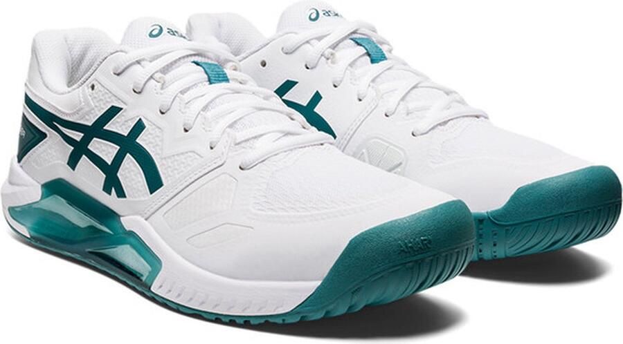 ASICS Gel-Challenger 13 Heren Sportschoenen Tennis Smashcourt White Green - Foto 5