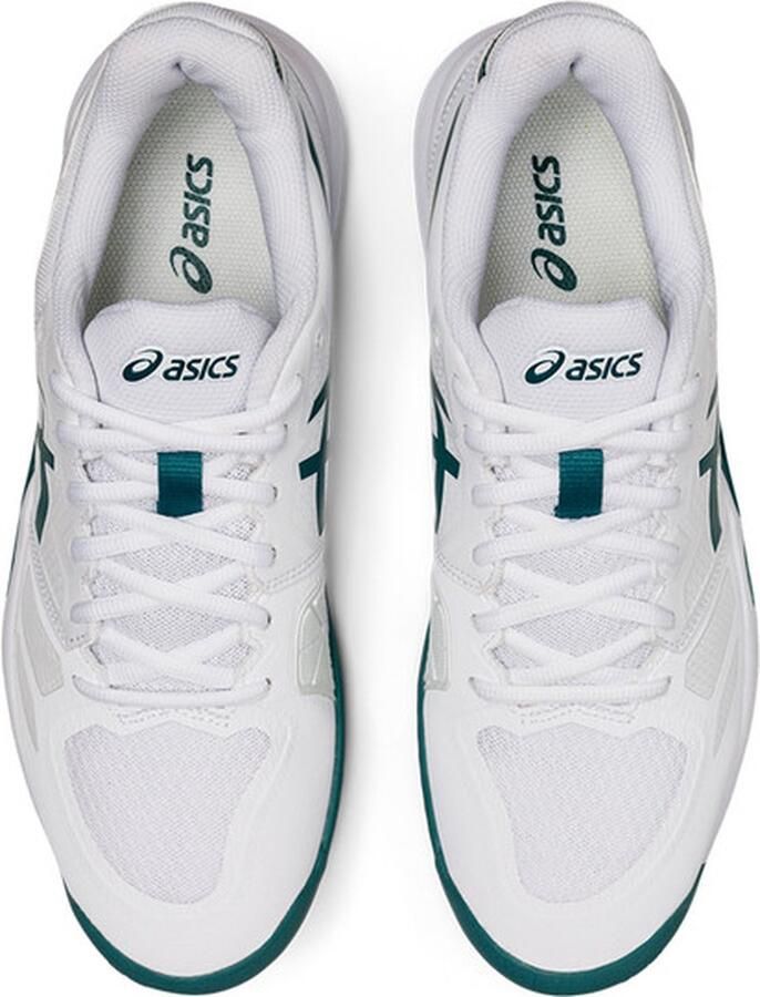 ASICS Gel-Challenger 13 Heren Sportschoenen Tennis Smashcourt White Green - Foto 3