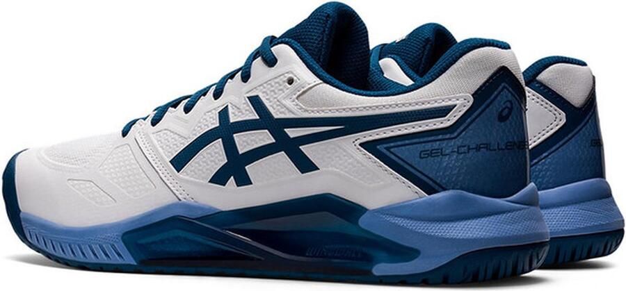 ASICS Gel-Challenger 13 Heren Sportschoenen Tennis Smashcourt White Blue - Foto 6