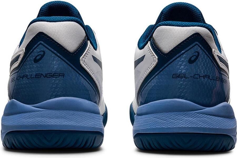 ASICS Gel-Challenger 13 Heren Sportschoenen Tennis Smashcourt White Blue - Foto 4