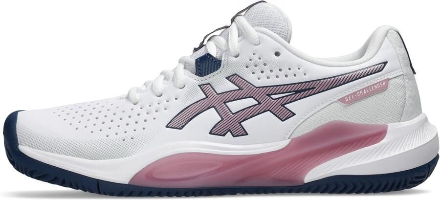 ASICS GEL CHALLENGER 15 CLAY Tennisschoenen White Fiery Red